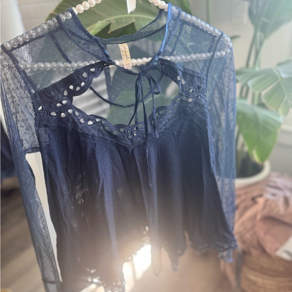 Free People Tops - FREE PEOPLE lace blouse